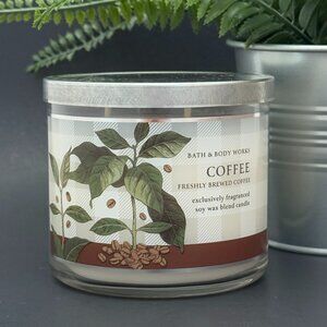 BBW Freshly Brewed Coffee (Coffee) Bath & Body Works 3 Wick Candle